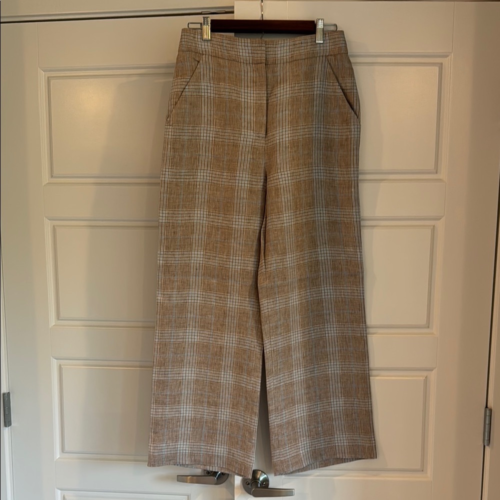 Veronica Beard Brown Plaid Pants